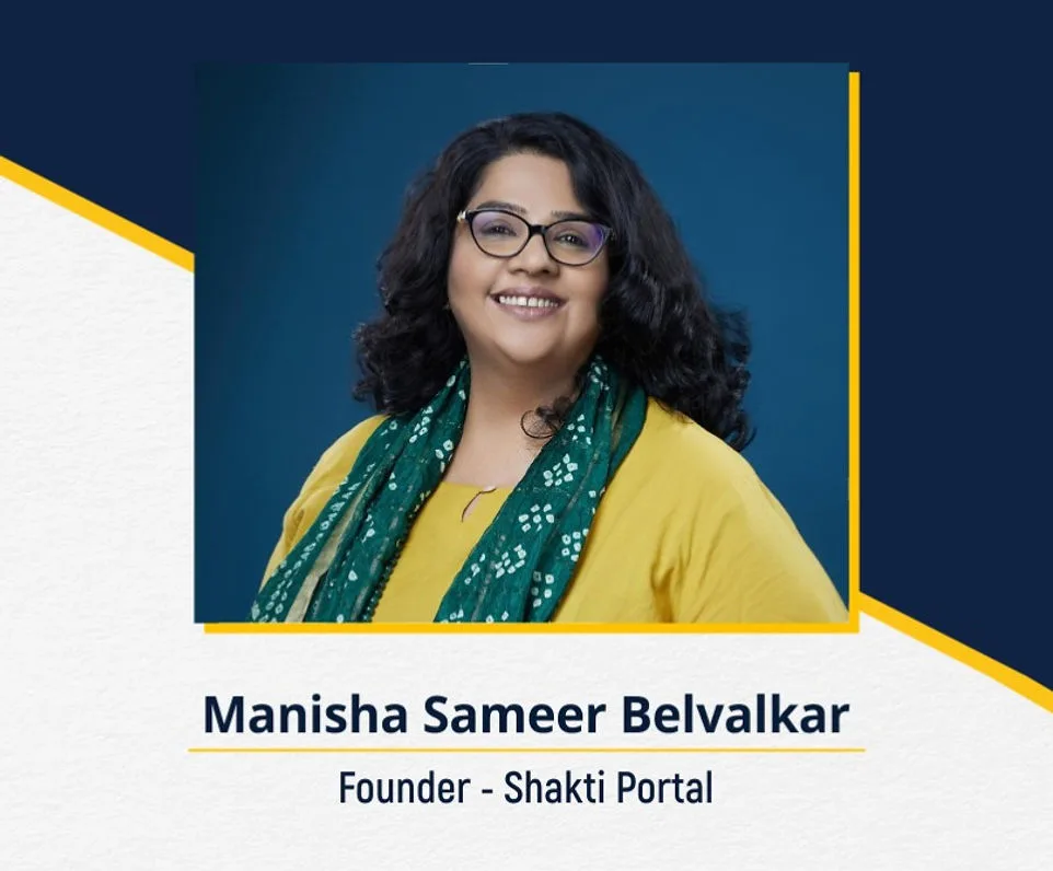 Manisha Belvalkar featured as founder of Shakti Portal