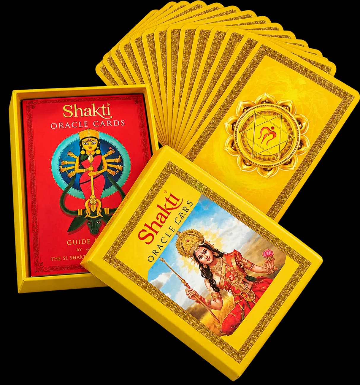 SHAKTI Oracle Deck with its companion guidebook